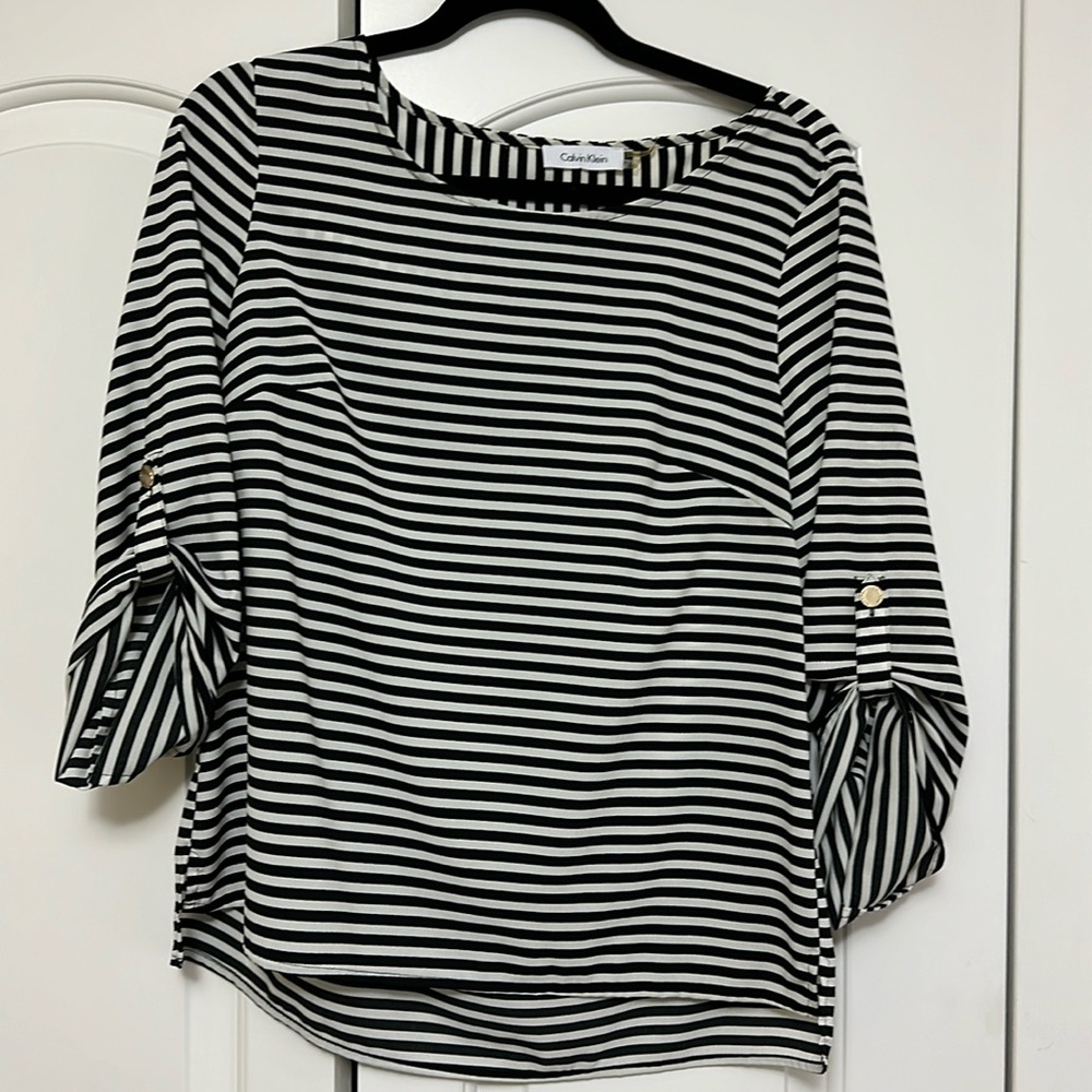 Calvin Klein striped blouse